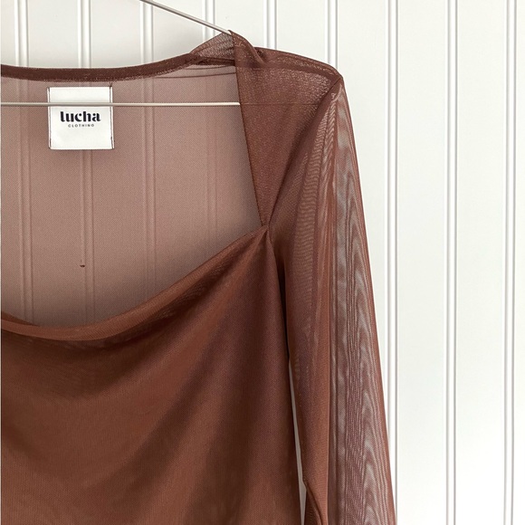 LUCHA Mesh Crop Top - Picture 3 of 5